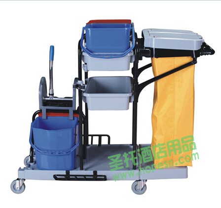 【杂物车】清洁杂物车 多用途清洁杂物车（灰、蓝色） QAN074